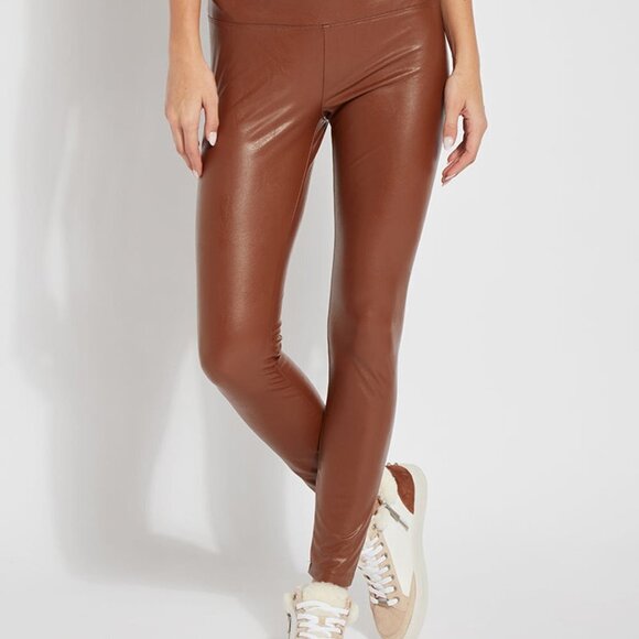 Lysse Pants - Lysse Textured Leather Legging in Harness - NWOT